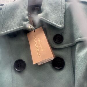 Burberry Mint Green Trench Coat